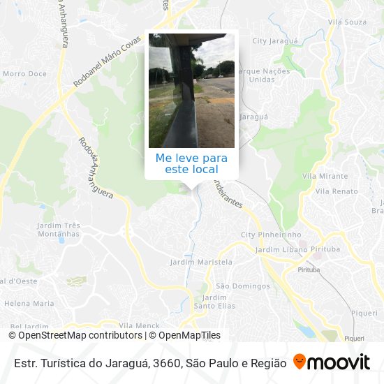 Estr. Turística do Jaraguá, 3660 mapa