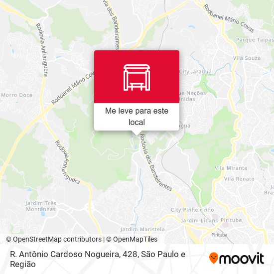 R. Antônio Cardoso Nogueira, 428 mapa