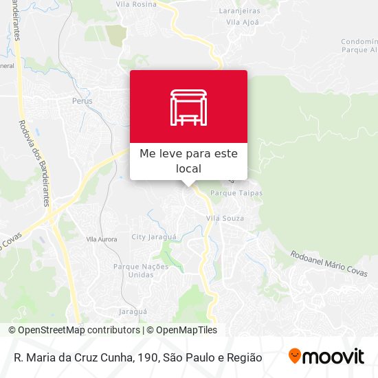 R. Maria da Cruz Cunha, 190 mapa