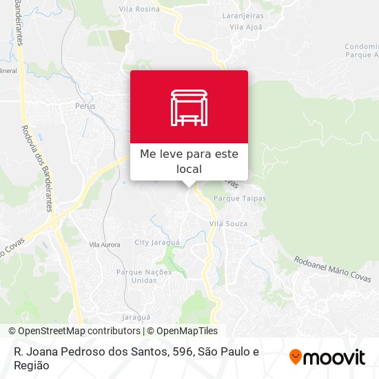 R. Joana Pedroso dos Santos, 596 mapa