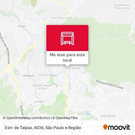 Estr. de Taipas, 4036 mapa