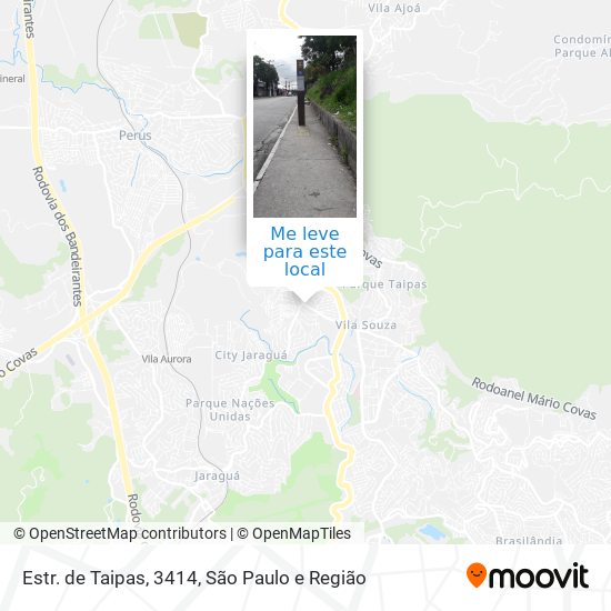 Estr. de Taipas, 3414 mapa