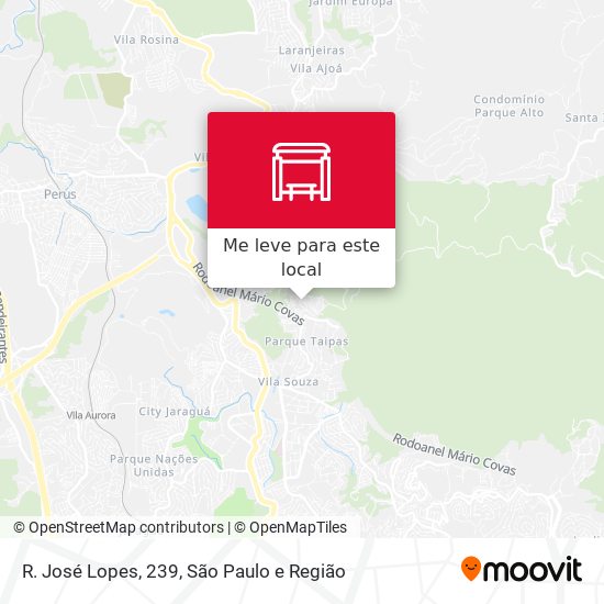 R. José Lopes, 239 mapa