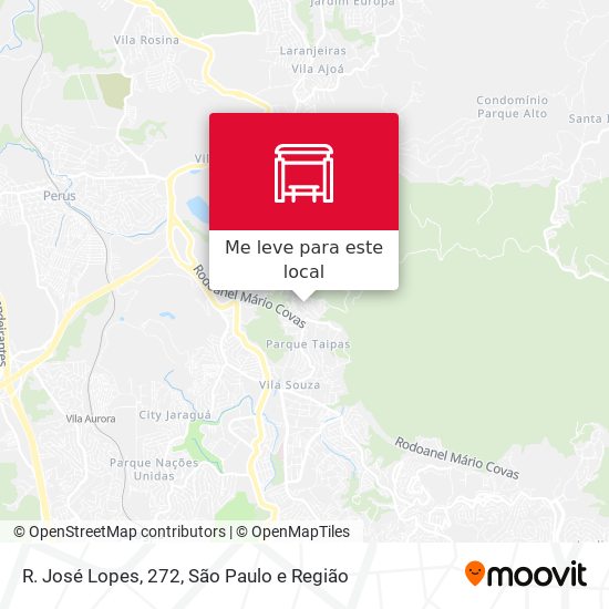 R. José Lopes, 272 mapa