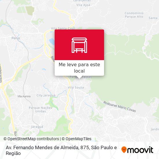 Av. Fernando Mendes de Almeida, 875 mapa