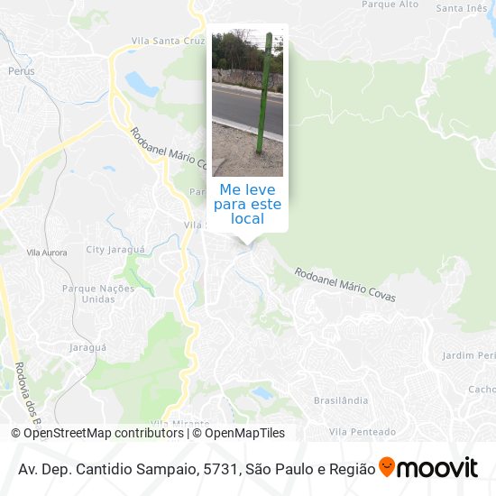 Av. Dep. Cantidio Sampaio, 5731 mapa