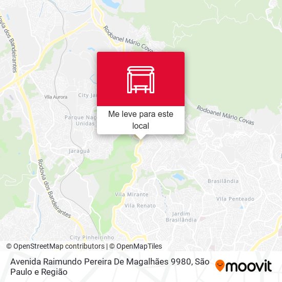 Avenida Raimundo Pereira De Magalhães 9980 mapa