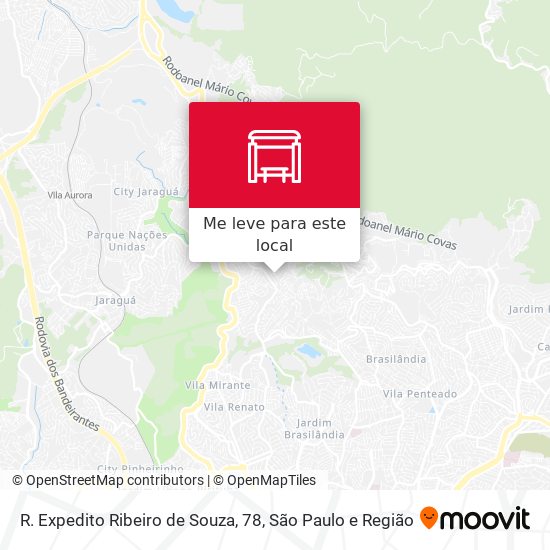 R. Expedito Ribeiro de Souza, 78 mapa