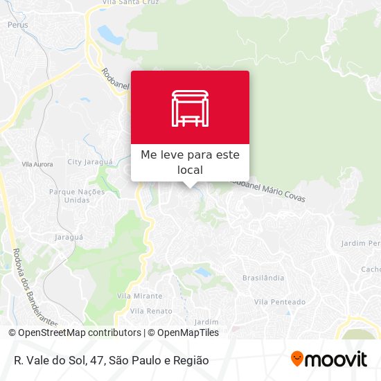 R. Vale do Sol, 47 mapa