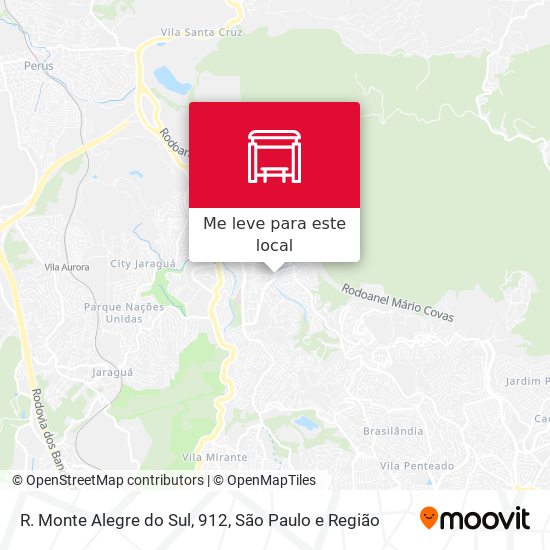 R. Monte Alegre do Sul, 912 mapa