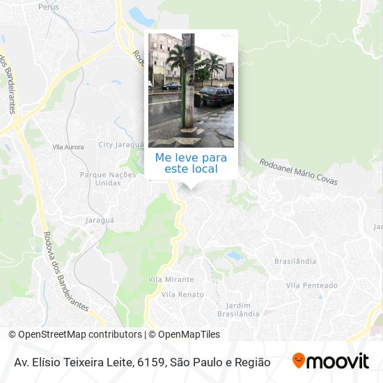 Av. Elísio Teixeira Leite, 6159 mapa