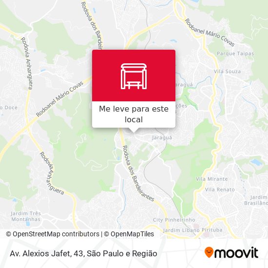 Av. Alexios Jafet, 43 mapa