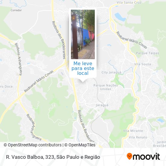 R. Vasco Balboa, 323 mapa