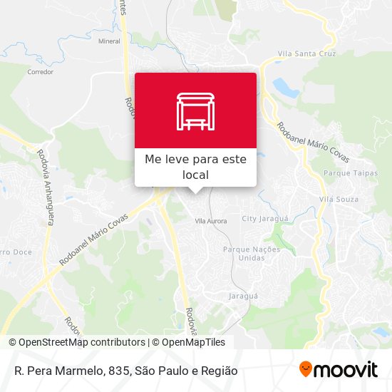 R. Pera Marmelo, 835 mapa