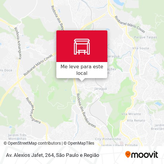 Av. Alexios Jafet, 264 mapa