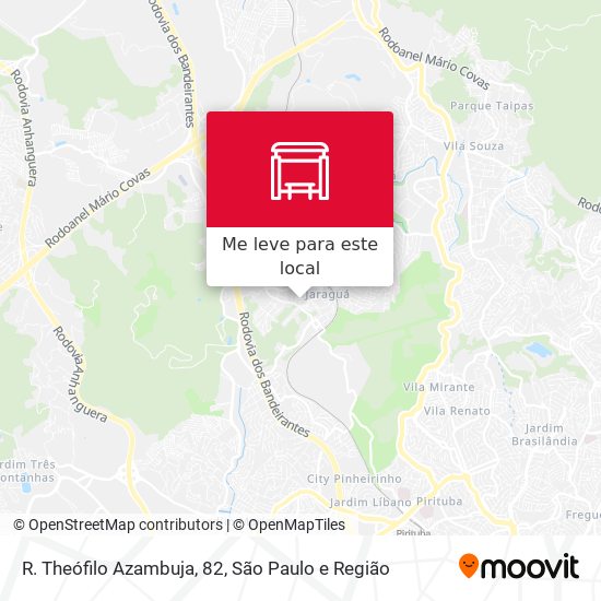 R. Theófilo Azambuja, 82 mapa