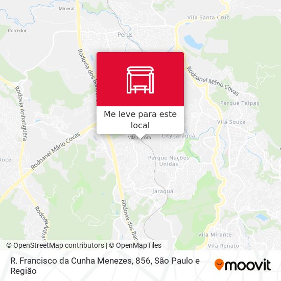 R. Francisco da Cunha Menezes, 856 mapa