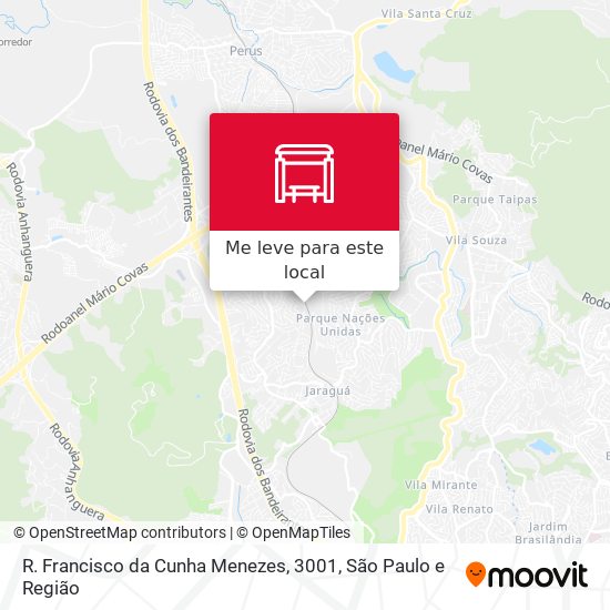 R. Francisco da Cunha Menezes, 3001 mapa