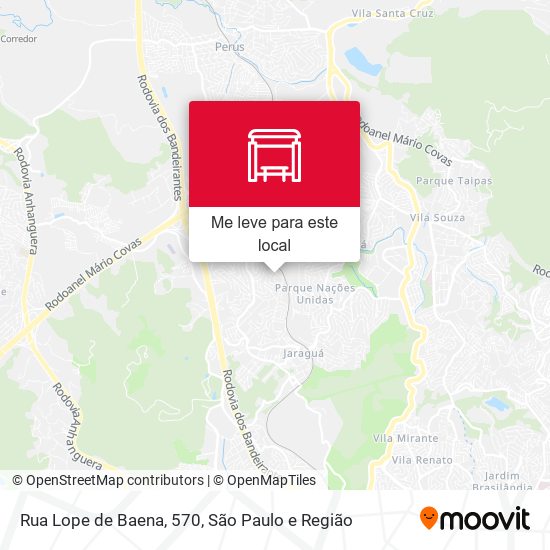 Rua Lope de Baena, 570 mapa