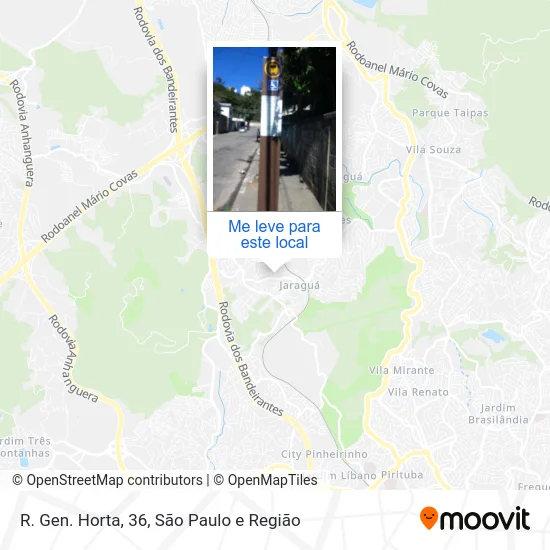 R. Gen. Horta, 36 mapa