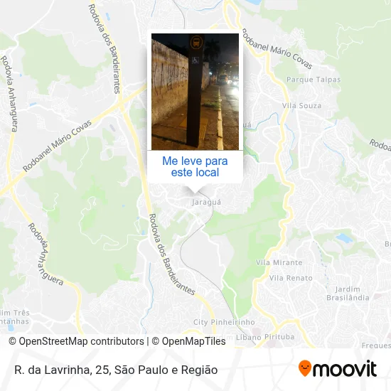 R. da Lavrinha, 25 mapa