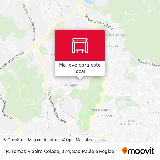 R. Tomás Ribeiro Colaco, 374 mapa