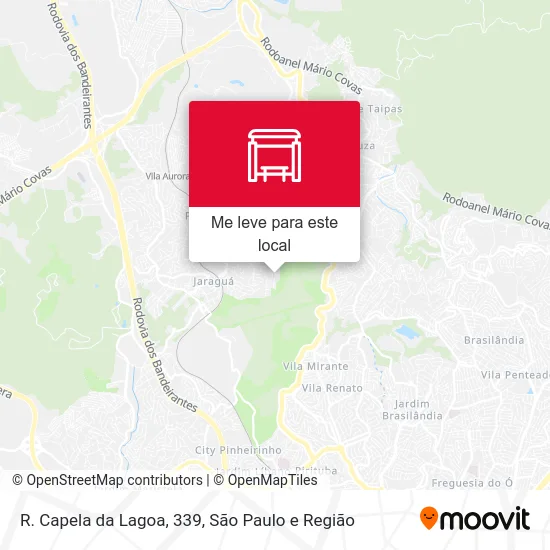 R. Capela da Lagoa, 339 mapa