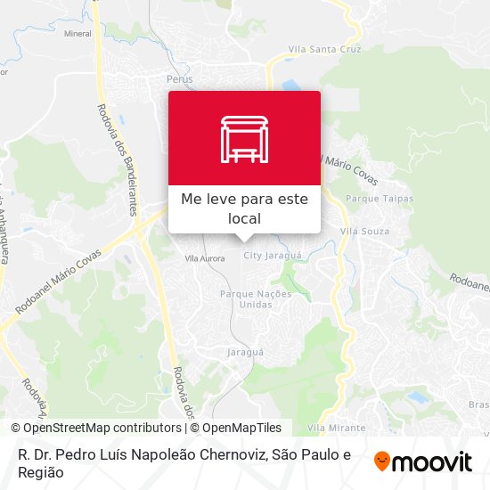 R. Dr. Pedro Luís Napoleão Chernoviz mapa
