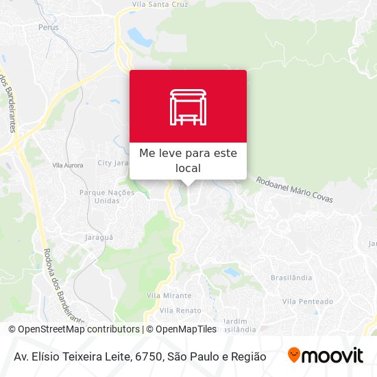 Av. Elísio Teixeira Leite, 6750 mapa