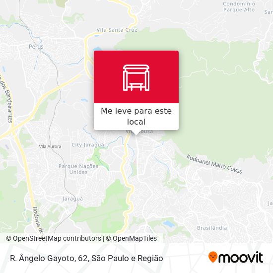 R. Ângelo Gayoto, 62 mapa