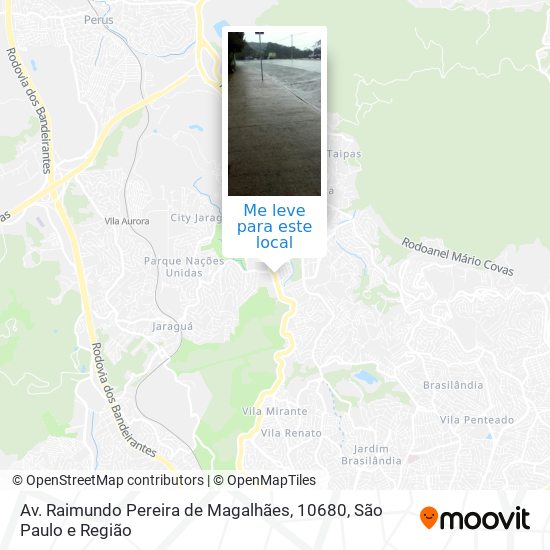 Av. Raimundo Pereira de Magalhães, 10680 mapa