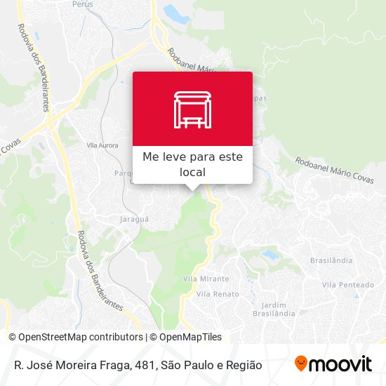 R. José Moreira Fraga, 481 mapa