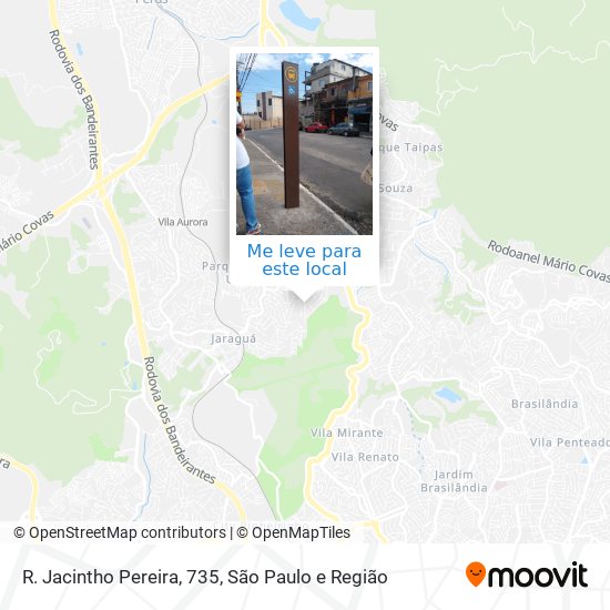 R. Jacintho Pereira, 735 mapa