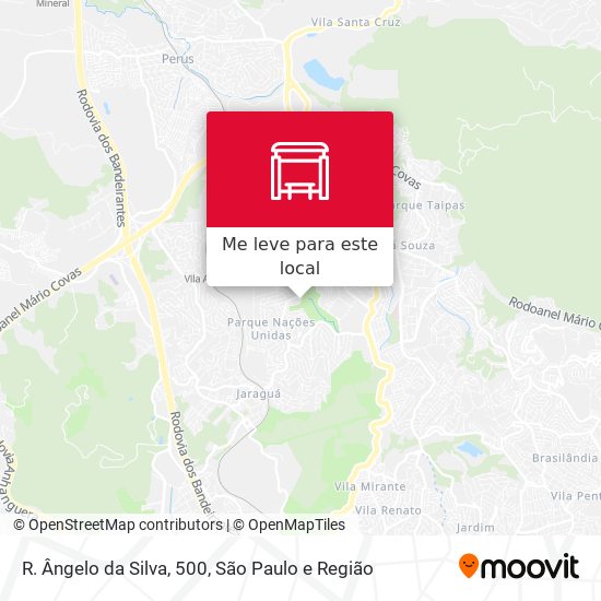 R. Ângelo da Silva, 500 mapa