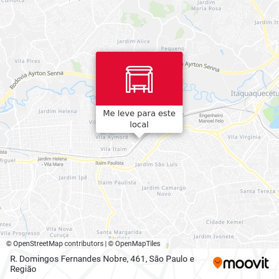R. Domingos Fernandes Nobre, 461 mapa