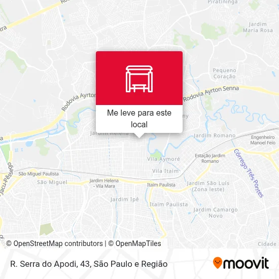 R. Serra do Apodi, 43 mapa