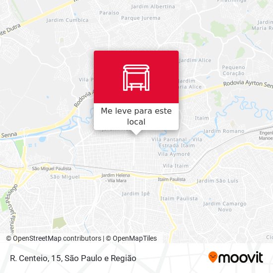 R. Centeio, 15 mapa