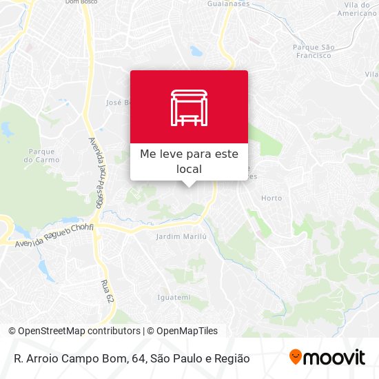 R. Arroio Campo Bom, 64 mapa