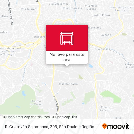 R. Cristovão Salamanca, 209 mapa