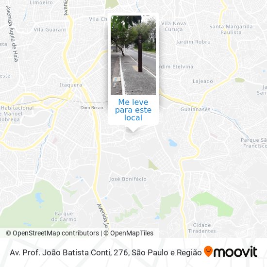 Av. Prof. João Batista Conti, 276 mapa