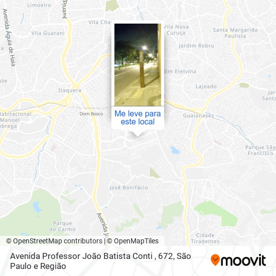 Avenida Professor João Batista Conti , 672 mapa