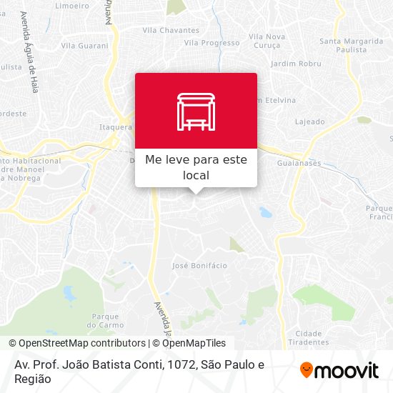 Av. Prof. João Batista Conti, 1072 mapa