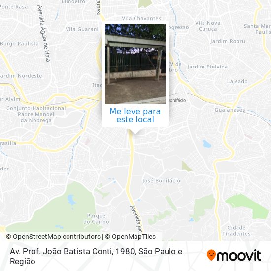 Av. Prof. João Batista Conti, 1980 mapa