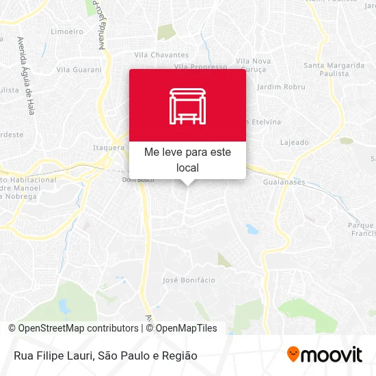 Rua Filipe Lauri mapa