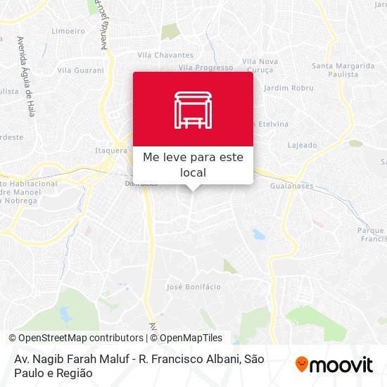 Av. Nagib Farah Maluf - R. Francisco Albani mapa