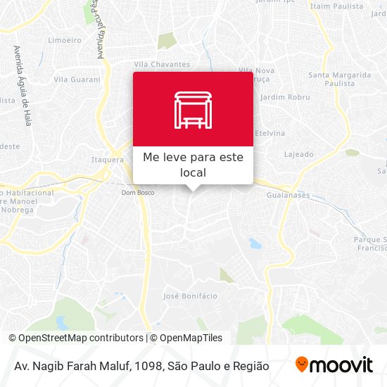 Av. Nagib Farah Maluf, 1098 mapa