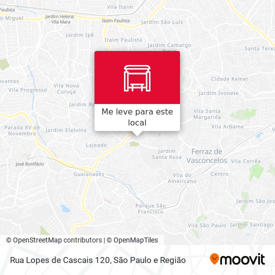 Rua Lopes de Cascais 120 mapa