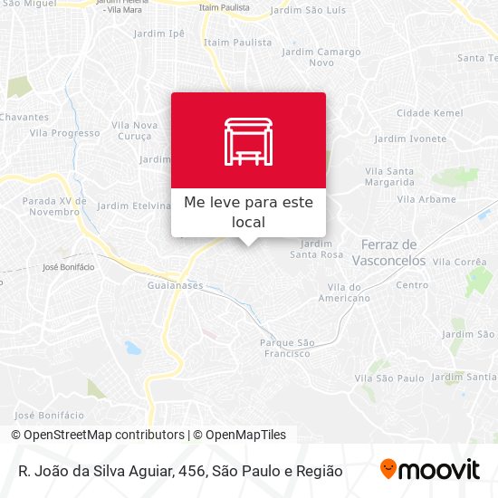 R. João da Silva Aguiar, 456 mapa