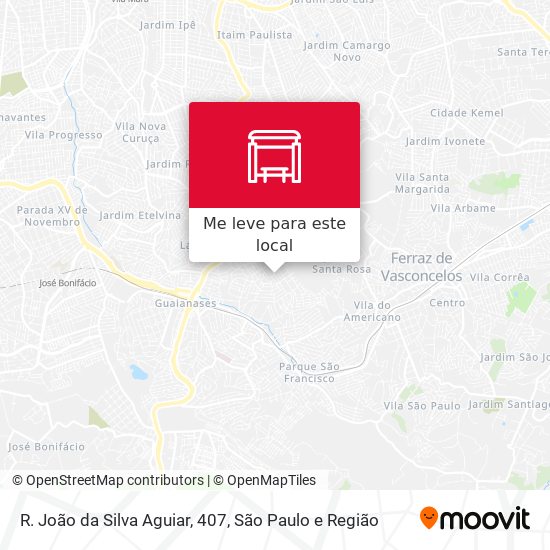 R. João da Silva Aguiar, 407 mapa