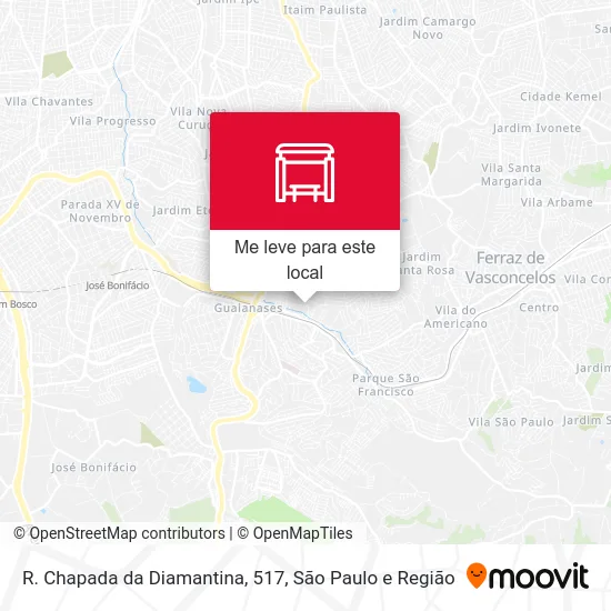 R. Chapada da Diamantina, 517 mapa